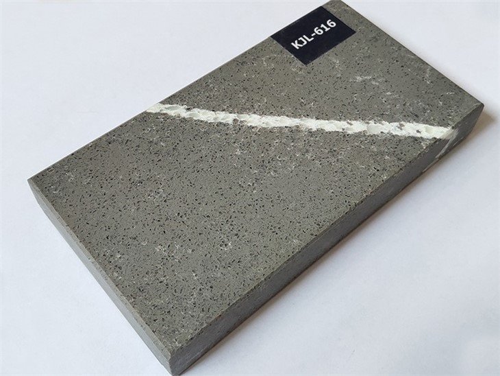 Concrete Effect Marble Look Quartz Stone Slab (3)